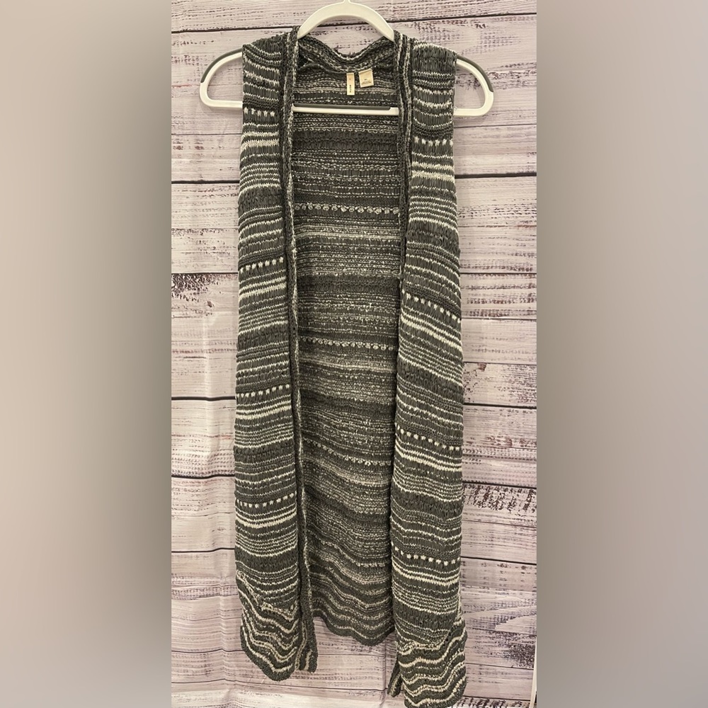 MOTH Anthropologie strata knit sweater, duster, long cardigan.